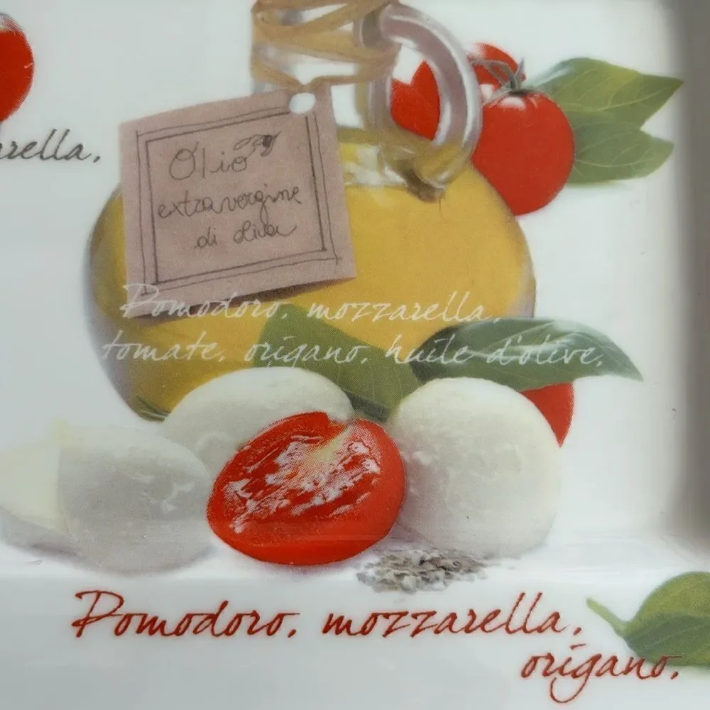 Mediterraneo Design Dora Papis Ceramic Rectangle Serving Platter